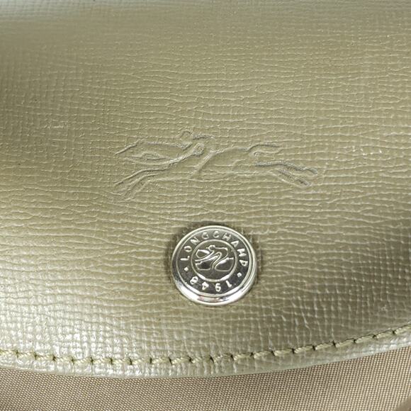 Longchamp Le Pliage Néo Nylon Green Medium Top Handle Travel Tote Purse Handbag - Picture 9 of 16